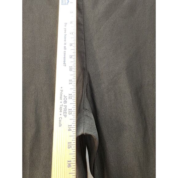 Rafaella Stretch Slim Pull-On Pants Women's Sz 18 Black Solid Chino Stretch - Picture 5 of 11